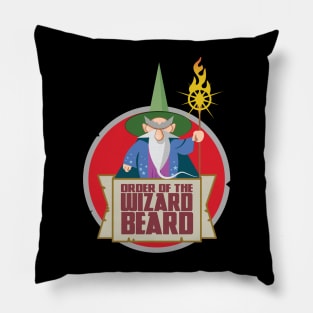 Order of The Wizard Beard Pillow