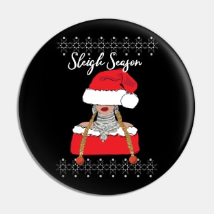 Sleigh Season Christmas Pin
