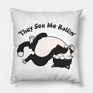 They See Me Rollin' 2 Pillow