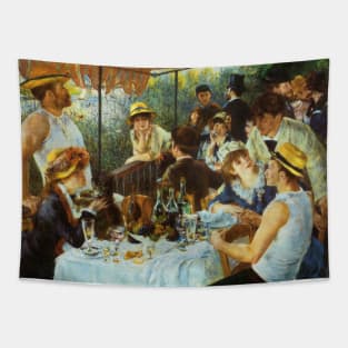 Luncheon of the Boating Party by Pierre Renoir Tapestry