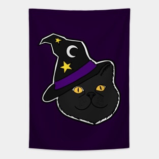 Witchy Kitty Tapestry