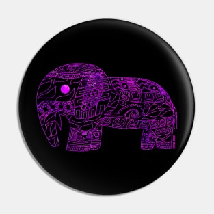 deep purple elephant ecopop Pin