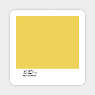 pantone 13-0646 TCX Meadowlark Magnet