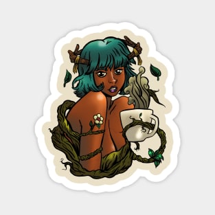 Coffee Dryad Magnet