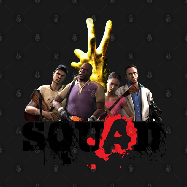 Left 4 Dead 2 Squad (black) by red-leaf