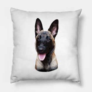 Belgian Malinois Puppy Dog Pillow