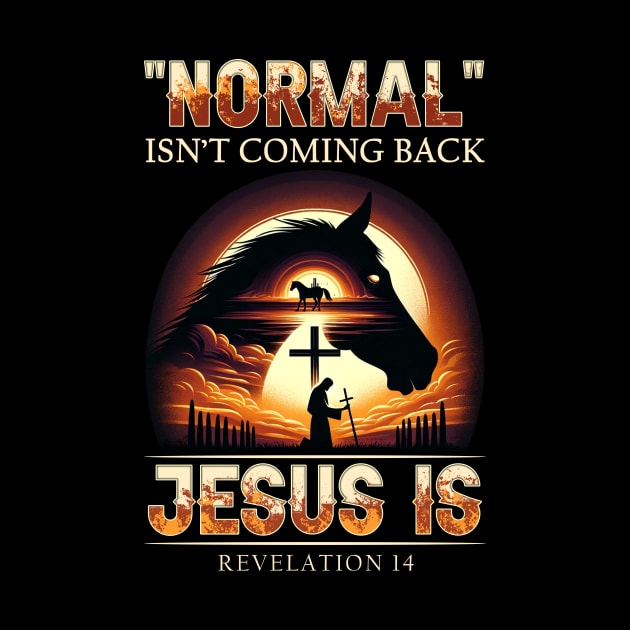 Horse Normal Isn't Coming Back Jesus Is by Che Tam CHIPS