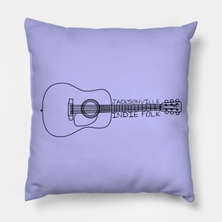 Jacksonville Indie Folk Pillow