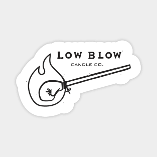 Low Blow Logo Black Magnet