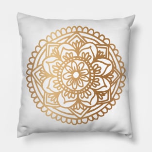 Gold Mandala Flower New 2020 Pillow