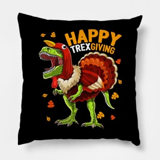 Happy Thanksgiving Turkey Costume Boys Pillow