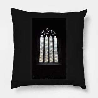 Window Detail, St Michael's Parish Church, Linlithgow, Scotland Pillow