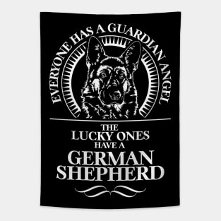 German Shepherd dog Guardian Angel dog saying Tapestry