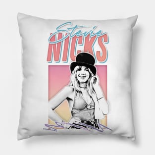 Stevie Nicks Retro Aesthetic Style Fan Design Pillow