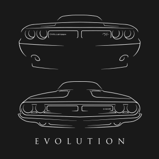 Evolution - 1971 Dodge Challenger R/T T-Shirt