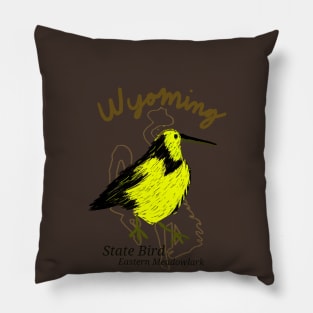 Wyoming State Bird Pillow