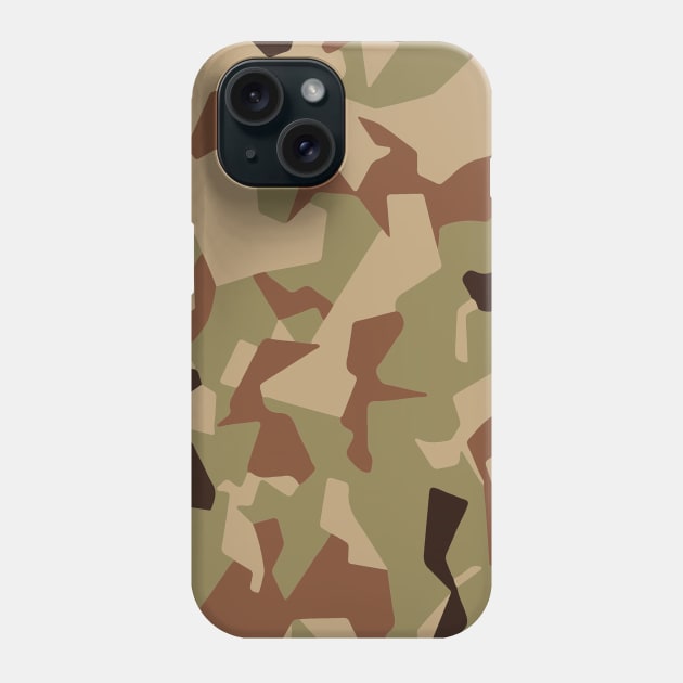 Design camo pattern sand Phone Case by wamtees