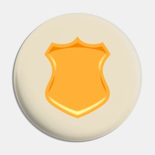 Golden shield BADGE DESIGN Pin