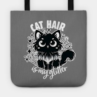 Cat Hair Is My Glitter Tote