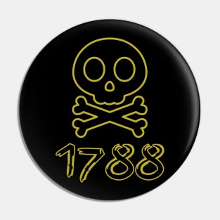 Vintage Pirate's Legacy - 1788 - Pirate Skull Pin