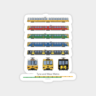 Tyne and Wear Metro Liveries Magnet