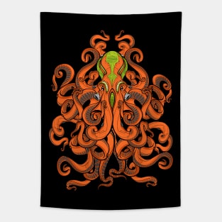 Alien Octopus Tapestry