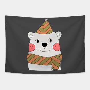 Cute Little Polar Bear Tapestry