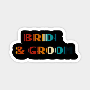 Bride & groom barbie Magnet