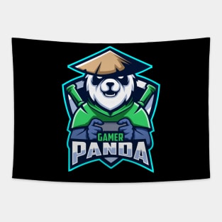 Gamer Panda Tapestry