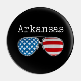 AMERICA PILOT GLASSES ARKANSAS Pin