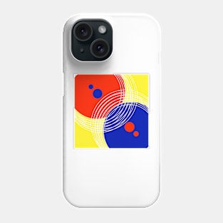 pastel retro circles Phone Case