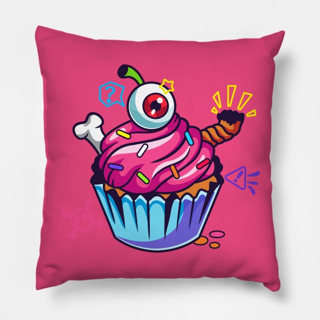 Cake Bomb Pillow by almalikstoryteller