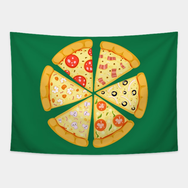 Pizza Tapestry by Mako Design 