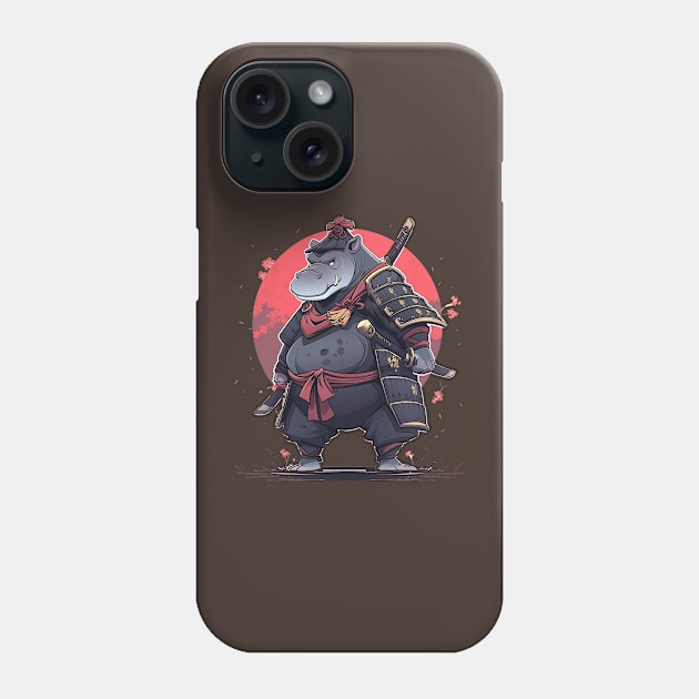 hippo Phone Case by fancy ghost