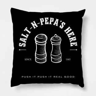 Salt n Pepa Salt & Pepper's Here Pillow