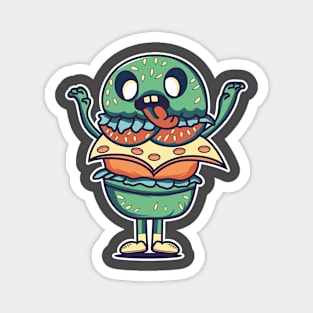 Zombie Burger Magnet