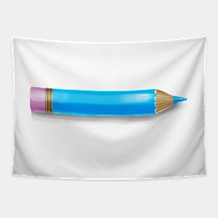 Light Blue Pencil Tapestry