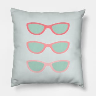 Pink sunglasses Pillow