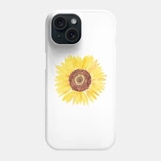 Watercolor Sunflower Phone Case