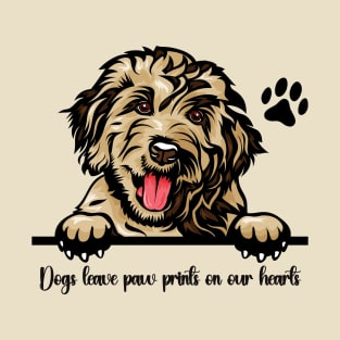 Dogs leave paw prints on our hearts T-Shirt