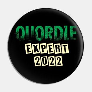 QUORDLE EXPERT 2022 Pin