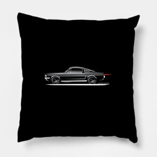 1966 Ford Mustang Fastback Gradient Pillow