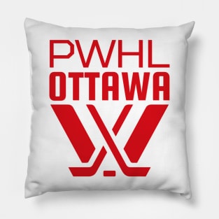 PWHL Ottawa logo Pillow