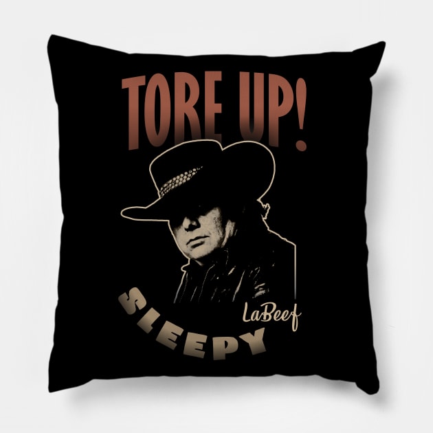 TORE UP! Pillow by Shockin' Steve