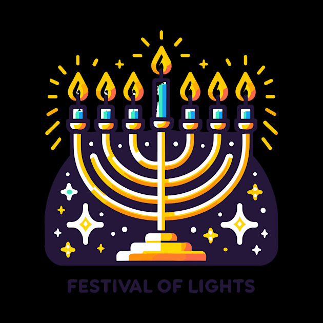 Hanukkah festival of lights by ArtVault23