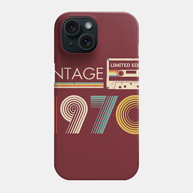 Vintage 1970 Limited Edition Cassette Phone Case by louismcfarland