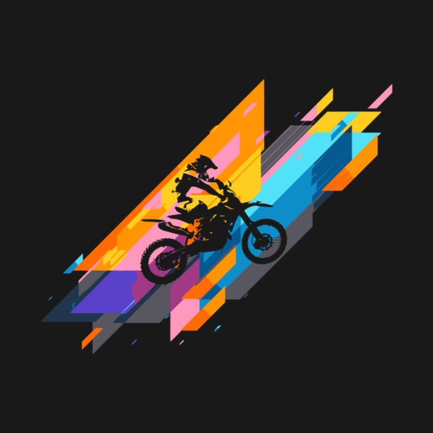 Motorcross Dirt Bike Rider Biker Motorist Motorcycle by SperkerFulis