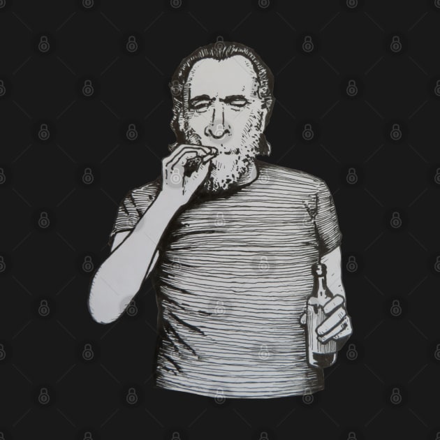 Charles Bukowski by AndersHoberg