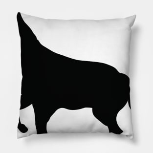 Dog Silhouette Pillow