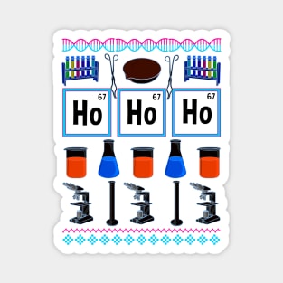 Science Gifts. Ugly Science Christmas Sweater. Ugly Chemistry Christmas. Magnet